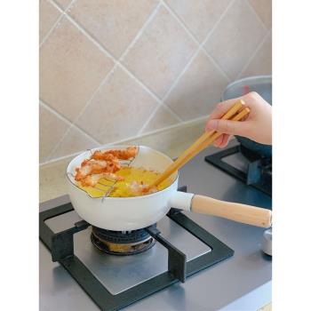 PAGOO 琺瑯搪瓷鍋日式雪平鍋泡面鍋家用小鍋奶鍋油炸鍋湯鍋電磁爐