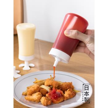 日本進口食品級擠醬瓶蜂蜜耗油瓶果醬瓶番茄擠壓瓶奶油沙拉分裝瓶