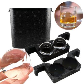 創意透明大冰球模具威士忌凍冰塊盒骷髏頭製冰器水晶圓形玫瑰花模