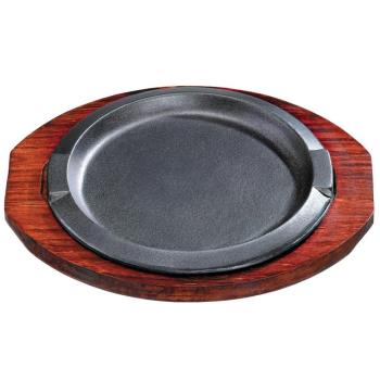 特價 特力鐵皇雙耳圓形鐵板燒 西餐牛排 韓國料理鐵板燒盤