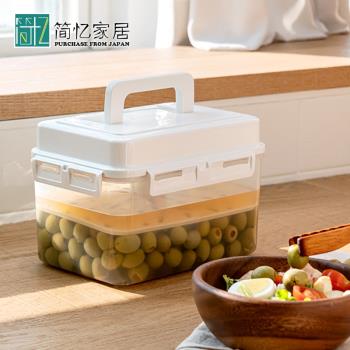 韓國進口加壓式腌漬器一夜漬泡菜罐漬物盒百香果咸菜壇子腌制罐