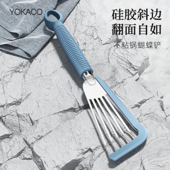 矽膠蝴蝶鏟鍋鏟炒菜不粘鍋專用廚具烙餅煎餅家用煎蛋鏟子煎魚斜鏟