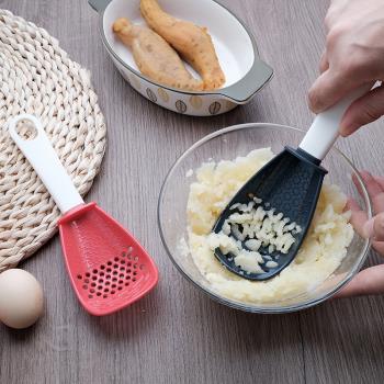 神奇的勺子！日本料理勺壓土豆泥漏勺姜研磨器分蛋器食品級耐高溫