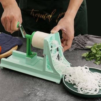 日式蘿卜絲刨絲器臺灣綠色刨絲機手搖多功能切片切絲土豆絲絞絲機