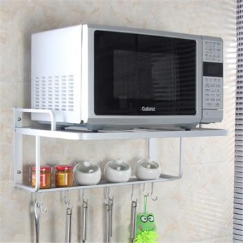廚房微波爐置物架家用一層單層墻上壁掛支架托架壓力鍋電烤箱架子