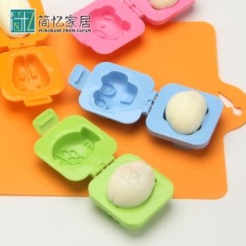 日本進口KOKUBO雞蛋模具壽司模具寶寶飯團DIY模具卡通動物壓花模