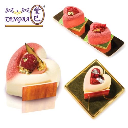 tangba堂巴 凹心形慕斯模  12連心形慕斯蛋糕硅膠模具 法式西點模