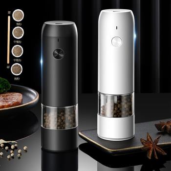 廚房胡椒研磨器 電動粗細調料瓶調味瓶手動海鹽花椒磨粉機研磨瓶
