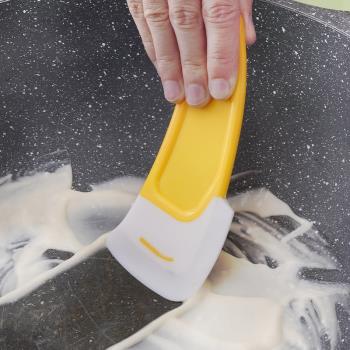 日式硅膠刮刀鍋底清潔耐高溫刮板洗鍋碗碟不粘鍋家用刮片油污鏟