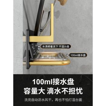 免打孔鍋蓋架壁掛廚房置物架家用砧板菜板用品大全瀝水收納架神器