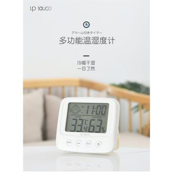 精準溫濕度計室內家用高精度干濕嬰兒房室溫壁掛式電子溫度計