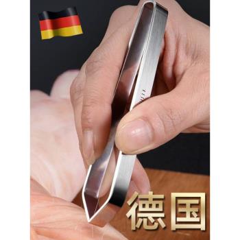 不銹鋼豬毛夾子拔毛器家用加厚去雞毛鴨毛鉗鑷子拔鬍子神器魚刺夾