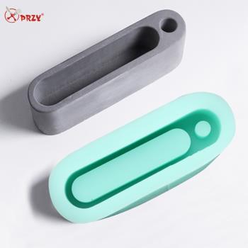 矽膠模具名片夾清水泥混凝土樹脂手工裝飾品辦公室擺件水泥支架模