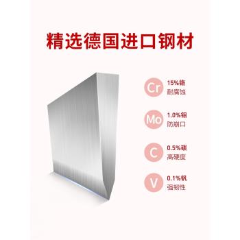 王麻子不銹鋼水果刀家用廚房削皮刀便攜折疊小刀切水果隨身刀具