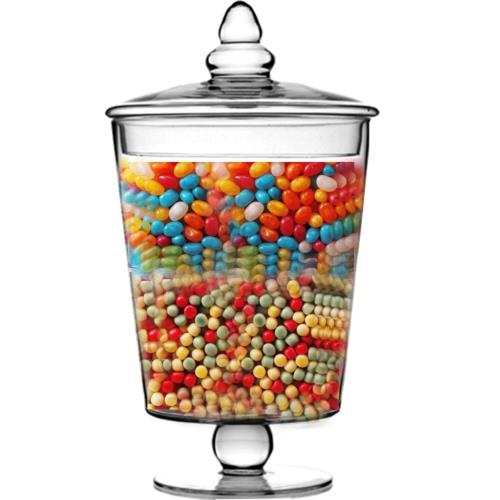 歐式透明玻璃糖罐創意儲物罐家居臺面瓶婚慶裝飾甜品手工玻璃罐