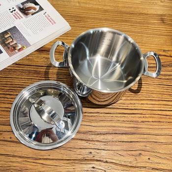 【出口德國 尖貨】18-10不銹鋼迷你奶鍋雙耳熱油鍋輔食鍋煮咖啡鍋