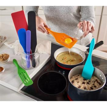 多功能廚房烘培烹飪小工具耐高溫硅膠刮板蛋糕奶油刮刀抹刀鏟刀
