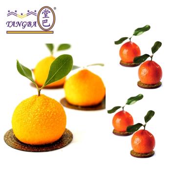 tangba堂巴12連小橘子 8連大橘子慕斯模 法式水果慕斯蛋糕硅膠模