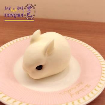 tangba堂巴 6連兔子慕斯矽膠模具 卡通立體小白兔子慕斯模蛋糕模