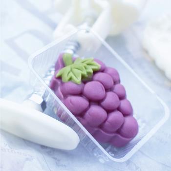 25克50克立體可愛葡萄提子形狀水果家用綠豆冰糕點月餅手壓式模具