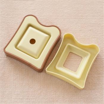 日式愛心方形三明治面包模具兒童早餐工具家庭蛋糕壽司口袋壓模機