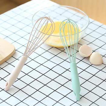 日本家用打蛋器廚房烘焙工具手動雞蛋奶油打發器硅膠攪蛋器攪拌棒