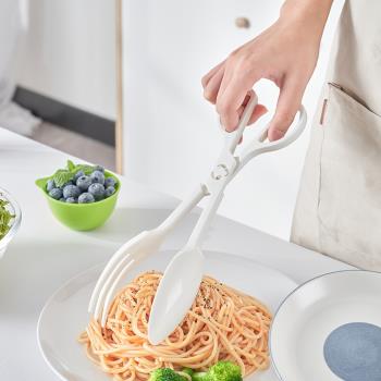 日式防燙沙拉食品夾面包夾食物夾自助餐料理夾可拆分廚房用夾子