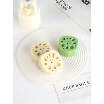 藕片綠豆糕模月餅模具立體綠豆冰糕家用手壓式印具西點糕點烘焙模
