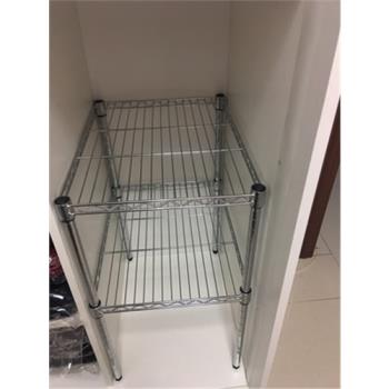 廚房家用分層架整理收納架兩層櫥櫃隔層架微波爐烤箱置物架可調節