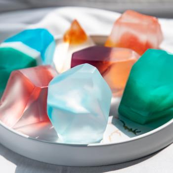 愛皂坊 DIY手工皂礦石造型矽膠模具 網紅寶石香皂硅膠模