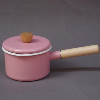 ZAKKA出口日本特價瑕疵琺瑯搪瓷鍋牛奶鍋水瓢單柄把鍋湯鍋泡面鍋