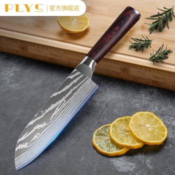菜刀家用大馬士革紋廚師刀專用水果刀具廚房套裝組合切肉刀超鋒利