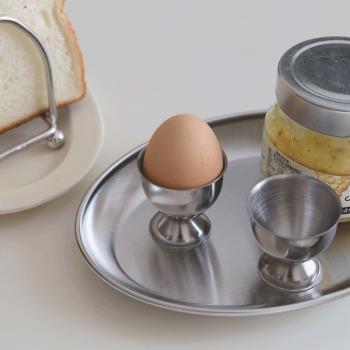 米間食堂 防燙雞蛋杯 韓國ins同款 不銹鋼雞蛋托 雞蛋架 雞蛋座