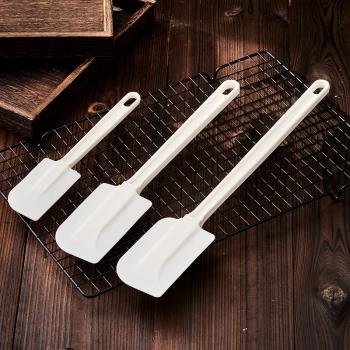 一體式硅膠刮刀刮板蛋糕奶油抹刀橡膠軟鏟刀子攪拌棒烘焙工具大號