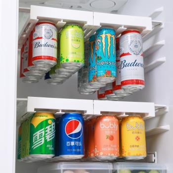 創意新款冰箱懸掛式易拉罐收納架飲料可樂罐裝啤酒收納整理架