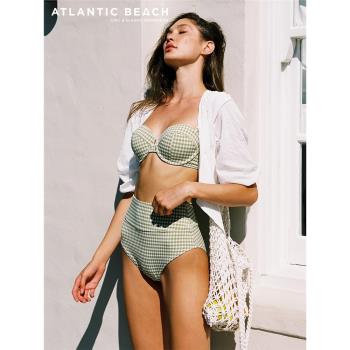 AtlanticBeach法式蝴蝶結溫泉泳衣外套比基尼罩衫可下水外套防曬