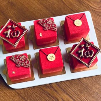 8連立方體硅膠模具15連正方體慕斯蛋糕模魔方法式正方形烘焙DIY