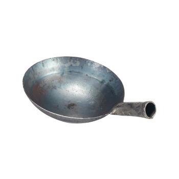 雙立鶴鋼勺大鐵勺戶外鍋飯勺清理下水道 淤泥挖泥土勺鐵瓢小鐵鍋