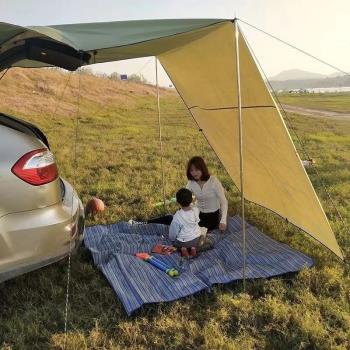 汽車側邊遮陽棚防雨SUV車邊帳篷側天幕戶外越野車自駕游車載裝備