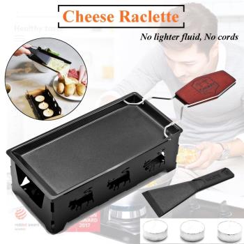 Cheese Raclette GrillPlate板燒芝士不粘烤盤慢烤爐架奶酪加熱器