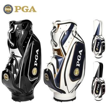 美國PGA 高爾夫球包 男士球桿包 旅行球包袋 水晶PU皮 防水golf包