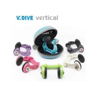 臺灣V.DIVE碳纖維紋理專業自由潛鼻夾 防滑防丟帶安全繩游泳鼻夾