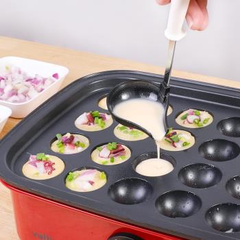 日本ECHO尖嘴勺小丸子工具歪嘴勺防燙料理工具煎餅果烙餅子容器勺