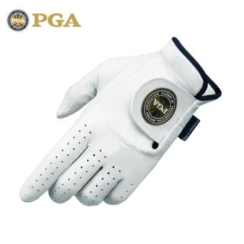 美國PGA 高爾夫球手套 男士真皮手套 全羊皮 魔術貼防滑 超透氣