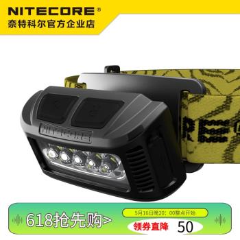 NITECORE奈特科爾NU10 CRI牛頭燈泛光工作頭燈戶外照明燈可充電