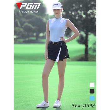 PGM 高爾夫服裝女裝褲子上衣長褲運動套裝夏季T恤POLO衫無袖背心