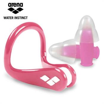 Arena阿瑞娜游泳鼻夾耳塞防水專業套裝 兒童成人潛跳水防嗆水硅膠