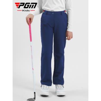 PGM兒童高爾夫服裝女童長褲青少年彈力腰帶運動褲夏季童裝褲子