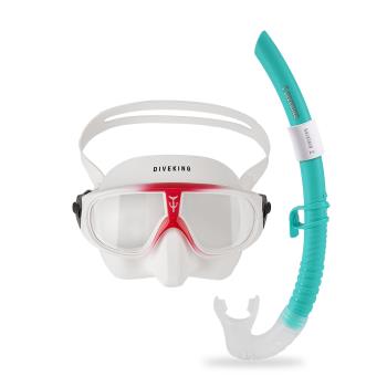 DIVEKING自由潛水大神款面鏡正浮力呼吸管套裝超低容積硅膠防起霧