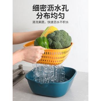 廚房置物架瀝水籃蔬菜置物架碗筷收納盒水槽洗菜籃備菜臺各種神器